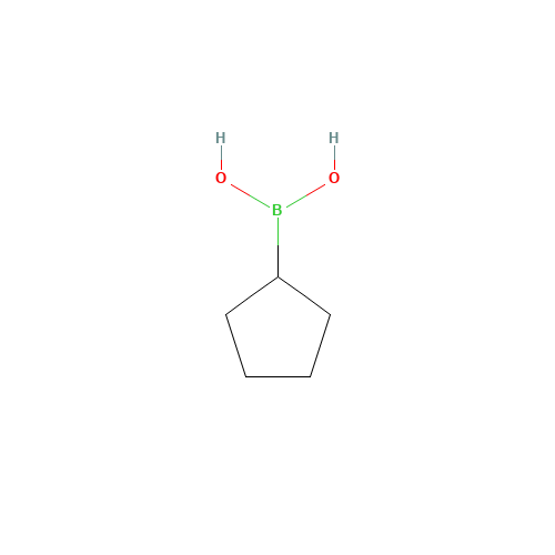 cyclopentylboronic acid;iron (CAS: 32841-83-1) - Chemical Structure and Molecular Formula 