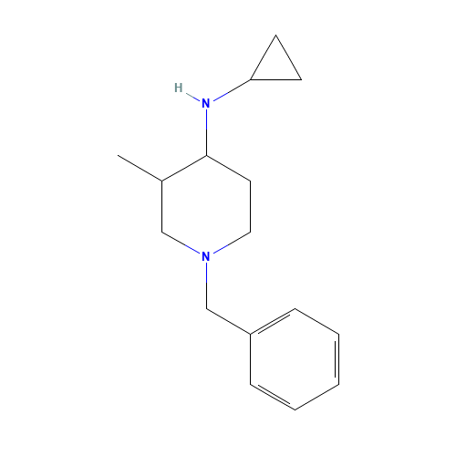 1-benzyl-N-cyclopropyl-3-methylpiperidin-4-amine (CAS: 1006587-14-9) - Related Chemical Product
