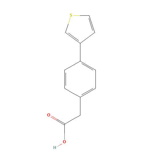 2-(4-thiophen-3-ylphenyl)acetic acid (CAS: 108912-11-4) - Related Chemical Product