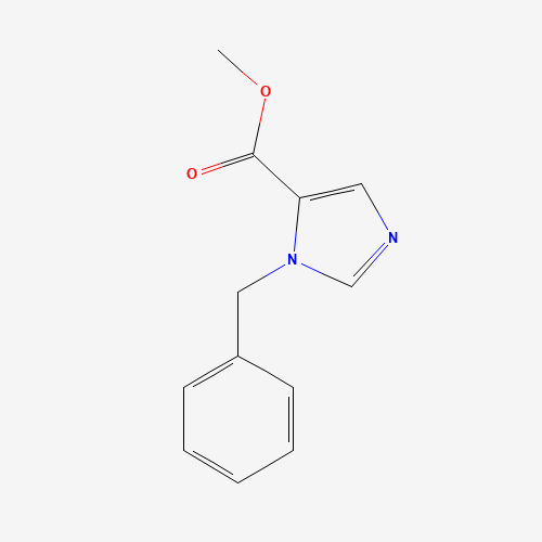 methyl 3-benzylimidazole-4-carboxylate (CAS: 73941-33-0) - Chemical Structure and Molecular Formula 