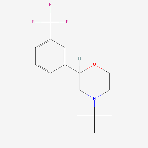 4-tert-butyl-2-[3-(trifluoromethyl)phenyl]morpholine (CAS: 119492-01-2) - Related Chemical Product