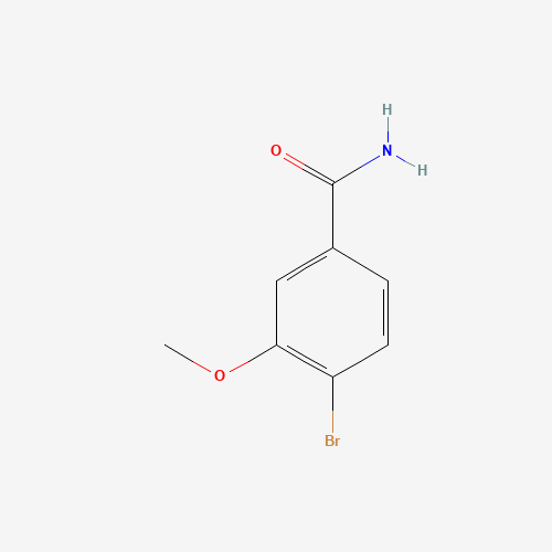 4-bromo-3-methoxybenzamide (CAS: 176961-57-2) - Chemical Structure and Molecular Formula 