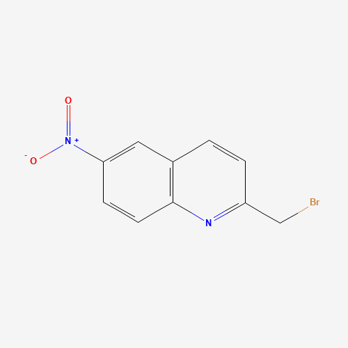 2-(bromomethyl)-6-nitroquinoline (CAS: 90767-09-2) - Chemical Structure and Molecular Formula 