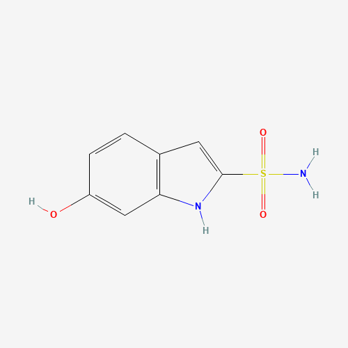 6-hydroxy-1H-indole-2-sulfonamide (CAS: 100587-68-6) - Chemical Structure and Molecular Formula 