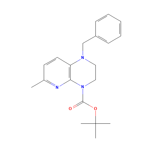 tert-butyl 1-benzyl-6-methyl-2,3-dihydropyrido[2,3-b]pyrazine-4-carboxylate (CAS: 721921-43-3) - Related Chemical Product