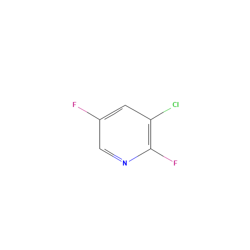 3-chloro-2,5-difluoropyridine (CAS: 851179-00-5) - Chemical Structure and Molecular Formula 