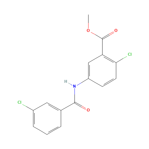 methyl 2-chloro-5-[(3-chlorobenzoyl)amino]benzoate (CAS: 701972-70-5) - Related Chemical Product