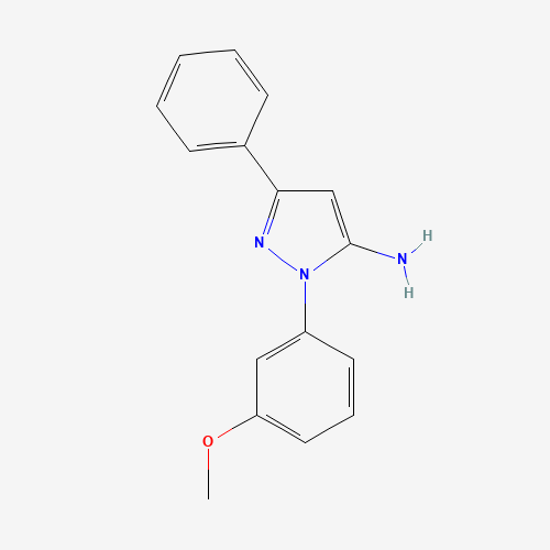 2-(3-methoxyphenyl)-5-phenylpyrazol-3-amine (CAS: 890764-19-9) - Related Chemical Product