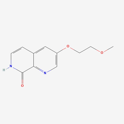 3-(2-methoxyethoxy)-7H-1,7-naphthyridin-8-one (CAS: 1429869-87-3) - Chemical Structure and Molecular Formula 