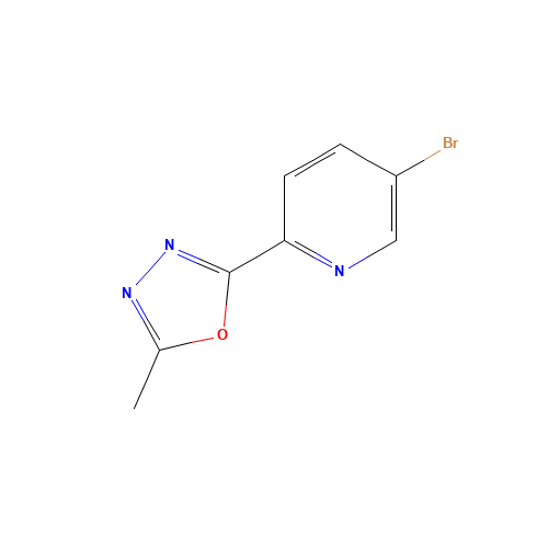 2-(5-bromopyridin-2-yl)-5-methyl-1,3,4-oxadiazole (CAS: 380380-59-6) - Related Chemical Product