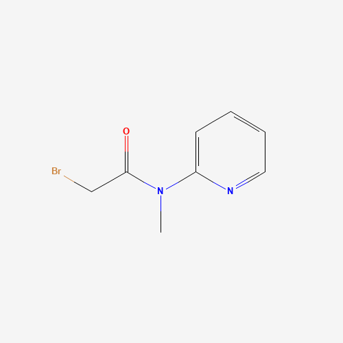 2-bromo-N-methyl-N-pyridin-2-ylacetamide (CAS: 1339451-86-3) - Chemical Structure and Molecular Formula 