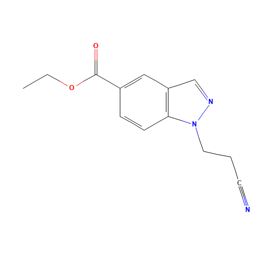 ethyl 1-(2-cyanoethyl)indazole-5-carboxylate (CAS: 192944-86-8) - Related Chemical Product