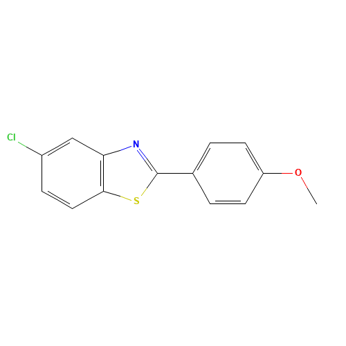 5-chloro-2-(4-methoxyphenyl)-1,3-benzothiazole (CAS: 92161-46-1) - Related Chemical Product