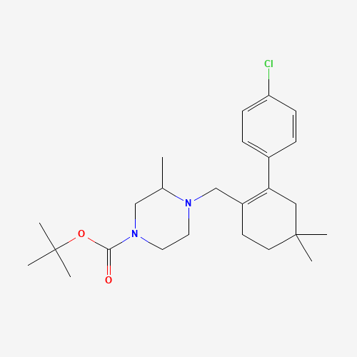 tert-butyl 4-[[2-(4-chlorophenyl)-4,4-dimethylcyclohexen-1-yl]methyl]-3-methylpiperazine-1-carboxylate (CAS: 1257049-43-6) - Related Chemical Product