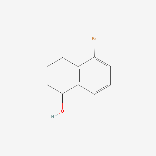 5-bromo-1,2,3,4-tetrahydronaphthalen-1-ol (CAS: 92013-31-5) - Chemical Structure and Molecular Formula 
