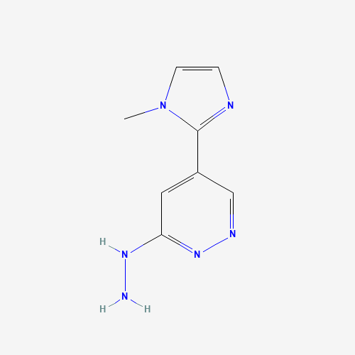 [5-(1-methylimidazol-2-yl)pyridazin-3-yl]hydrazine (CAS: 749259-49-2) - Related Chemical Product