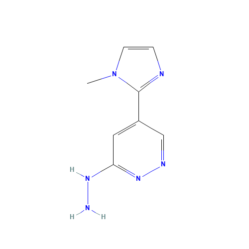[5-(1-methylimidazol-2-yl)pyridazin-3-yl]hydrazine (CAS: 749259-49-2) - Related Chemical Product