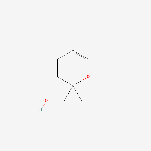 (2-ethyl-3,4-dihydropyran-2-yl)methanol (CAS: 1239019-24-9) - Chemical Structure and Molecular Formula 