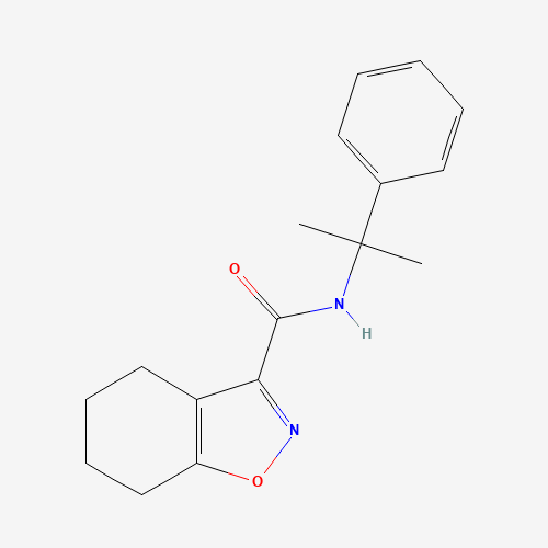N-(2-phenylpropan-2-yl)-4,5,6,7-tetrahydro-1,2-benzoxazole-3-carboxamide (CAS: 1037312-45-0) - Related Chemical Product