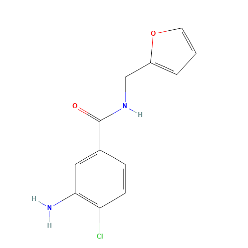 3-amino-4-chloro-N-(furan-2-ylmethyl)benzamide (CAS: 852839-94-2) - Related Chemical Product