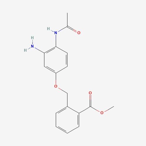 methyl 2-[(4-acetamido-3-aminophenoxy)methyl]benzoate (CAS: 808744-67-4) - Related Chemical Product