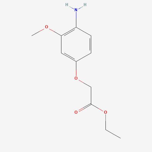 ethyl 2-(4-amino-3-methoxyphenoxy)acetate (CAS: 1435973-99-1) - Related Chemical Product