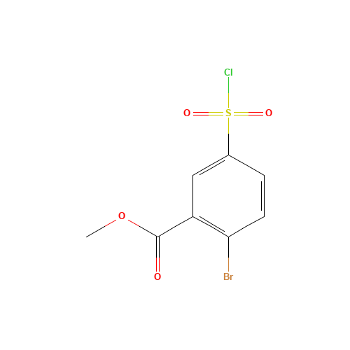 methyl 2-bromo-5-chlorosulfonylbenzoate (CAS: 924867-87-8) - Related Chemical Product