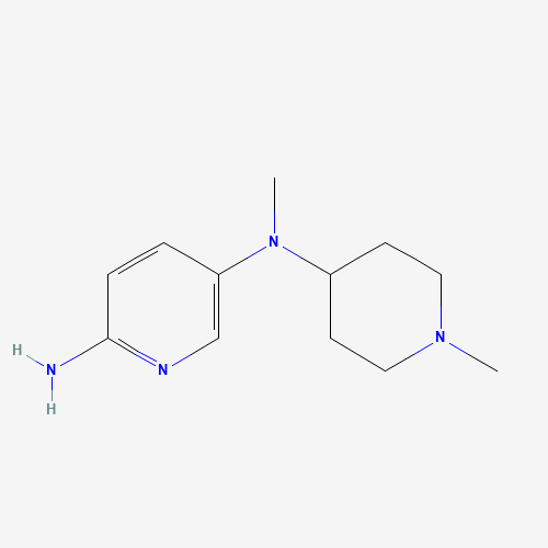 5-N-methyl-5-N-(1-methylpiperidin-4-yl)pyridine-2,5-diamine (CAS: 1018261-66-9) - Related Chemical Product