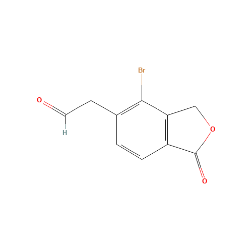 2-(4-bromo-1-oxo-3H-2-benzofuran-5-yl)acetaldehyde (CAS: 1374572-95-8) - Related Chemical Product