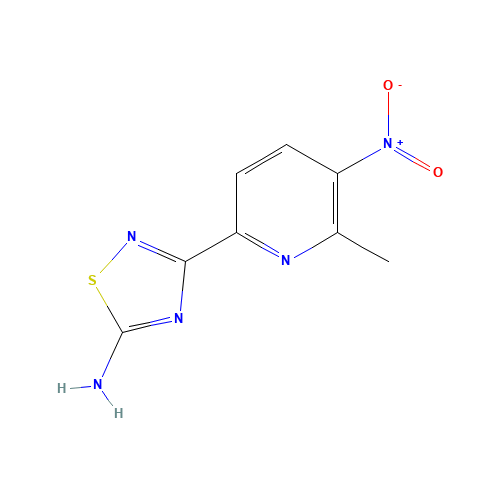 3-(6-methyl-5-nitropyridin-2-yl)-1,2,4-thiadiazol-5-amine (CAS: 1179362-62-9) - Related Chemical Product