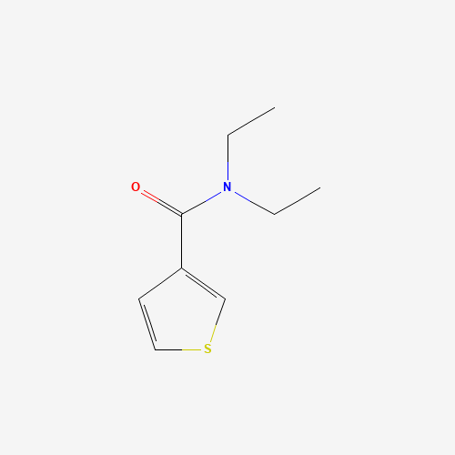 N,N-diethylthiophene-3-carboxamide chemical structure N,N-diethylthiophene-3-carboxamide (CAS: 73540-75-7) - Chemical Structure and Molecular Formula