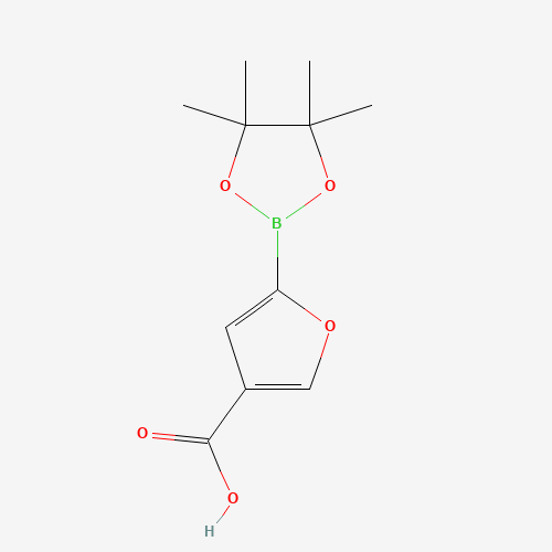 5-(4,4,5,5-tetramethyl-1,3,2-dioxaborolan-2-yl)furan-3-carboxylic acid (CAS: 1073354-94-5) - Related Chemical Product