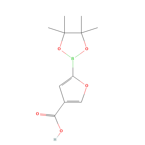 5-(4,4,5,5-tetramethyl-1,3,2-dioxaborolan-2-yl)furan-3-carboxylic acid (CAS: 1073354-94-5) - Related Chemical Product