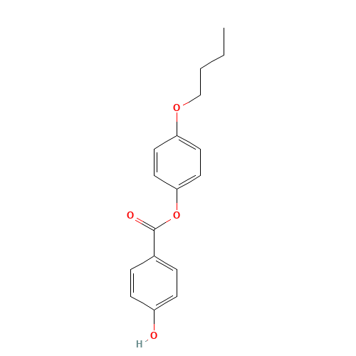 (4-butoxyphenyl) 4-hydroxybenzoate (CAS: 70568-44-4) - Related Chemical Product