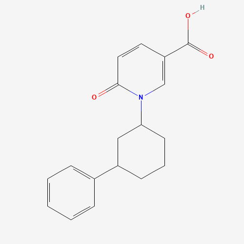 6-oxo-1-(3-phenylcyclohexyl)pyridine-3-carboxylic acid (CAS: 939410-48-7) - Related Chemical Product