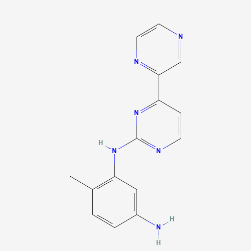 4-methyl-3-N-(4-pyrazin-2-ylpyrimidin-2-yl)benzene-1,3-diamine (CAS: 641615-38-5) - Related Chemical Product