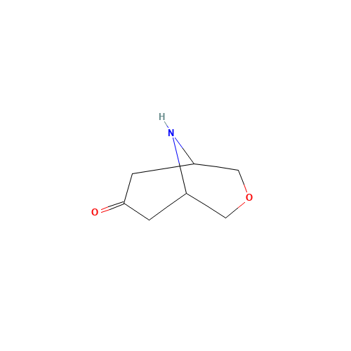 3-oxa-9-azabicyclo[3.3.1]nonan-7-one (CAS: 926658-87-9) - Chemical Structure and Molecular Formula 