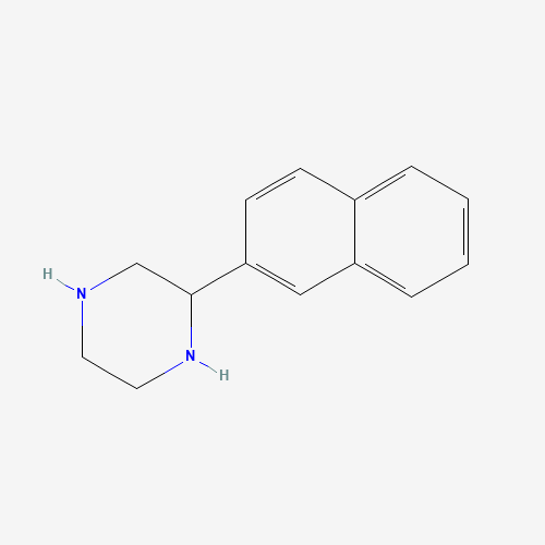 2-naphthalen-2-ylpiperazine (CAS: 904816-32-6) - Chemical Structure and Molecular Formula 