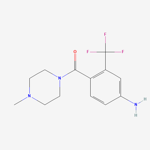 [4-amino-2-(trifluoromethyl)phenyl]-(4-methylpiperazin-1-yl)methanone (CAS: 853297-04-8) - Related Chemical Product