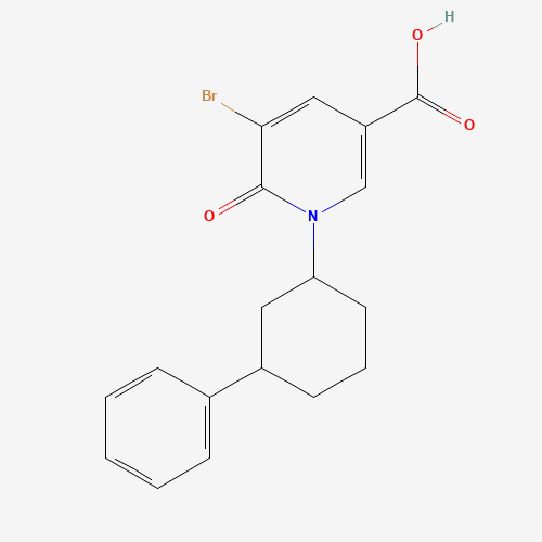5-bromo-6-oxo-1-(3-phenylcyclohexyl)pyridine-3-carboxylic acid (CAS: 939410-44-3) - Related Chemical Product