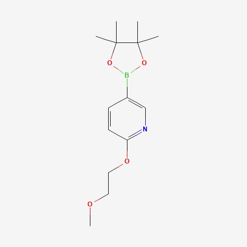 2-(2-methoxyethoxy)-5-(4,4,5,5-tetramethyl-1,3,2-dioxaborolan-2-yl)pyridine (CAS: 1257553-79-9) - Related Chemical Product