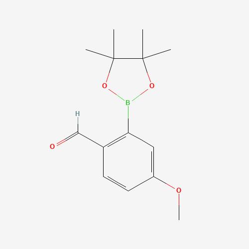4-methoxy-2-(4,4,5,5-tetramethyl-1,3,2-dioxaborolan-2-yl)benzaldehyde (CAS: 1196474-59-5) - Related Chemical Product