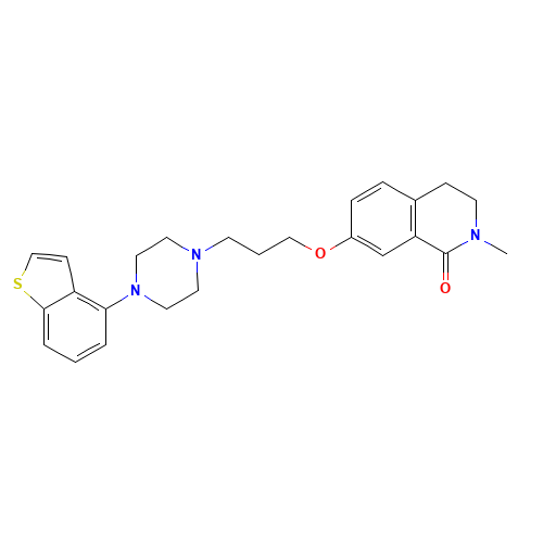 7-[3-[4-(1-benzothiophen-4-yl)piperazin-1-yl]propoxy]-2-methyl-3,4-dihydroisoquinolin-1-one (CAS: 913612-25-6) - Related Chemical Product