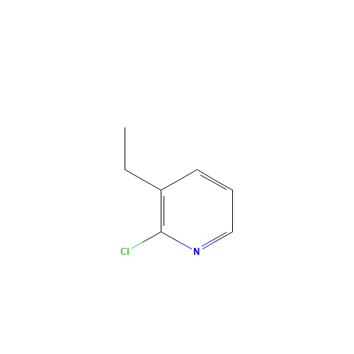 2-chloro-3-ethylpyridine (CAS: 96440-05-0) - Chemical Structure and Molecular Formula 