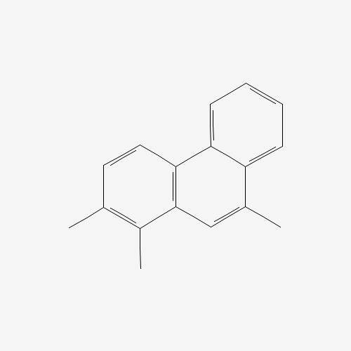 1,2,9-trimethylphenanthrene (CAS: 146448-88-6) - Chemical Structure and Molecular Formula 