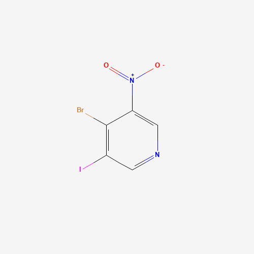 4-bromo-3-iodo-5-nitropyridine (CAS: 1072141-17-3) - Chemical Structure and Molecular Formula 