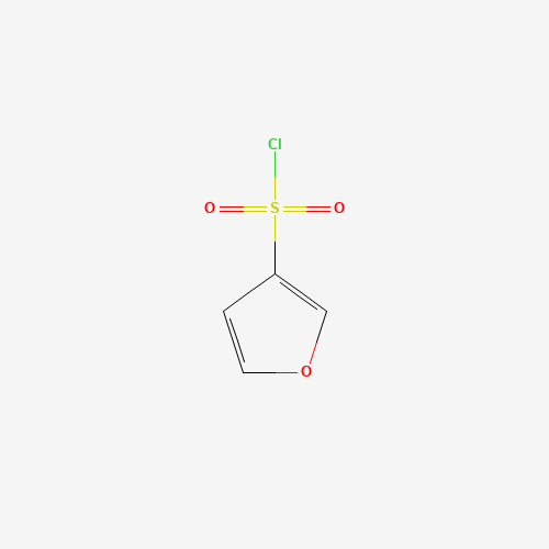 furan-3-sulfonyl chloride (CAS: 52665-49-3) - Chemical Structure and Molecular Formula 