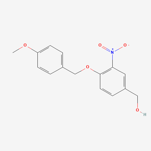 [4-[(4-methoxyphenyl)methoxy]-3-nitrophenyl]methanol (CAS: 942215-76-1) - Related Chemical Product