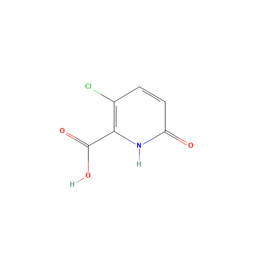 3-chloro-6-oxo-1H-pyridine-2-carboxylic acid (CAS: 1263280-37-0) - Chemical Structure and Molecular Formula 