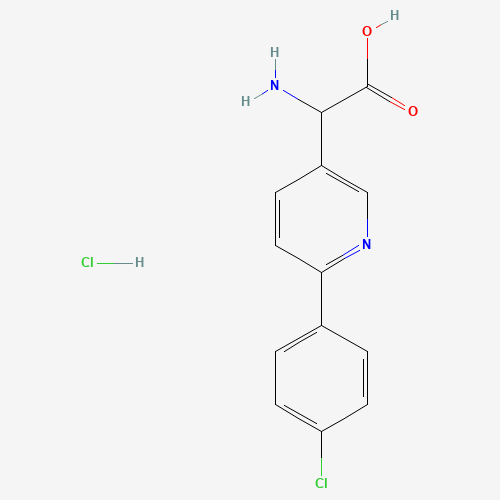2-amino-2-[6-(4-chlorophenyl)pyridin-3-yl]acetic acid;hydrochloride (CAS: 1137666-85-3) - Related Chemical Product
